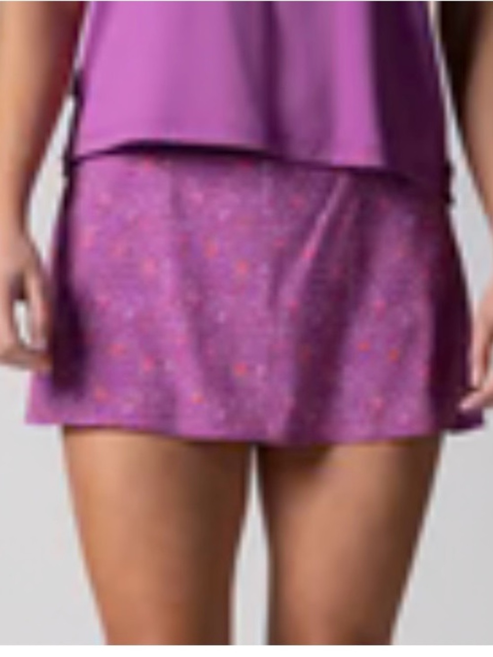 Floral Purple Pickleball Skort for Women